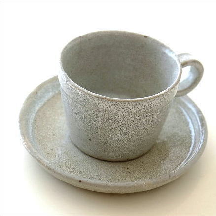 カップ＆ソーサー おしゃれ 陶器 和食器 ティーカップ ソーサー コーヒーカップ＆ソーサー 日本製 美濃焼 シンプル 和風 和 モダン カイラギ カップ＆ソーサー [kyt1956]