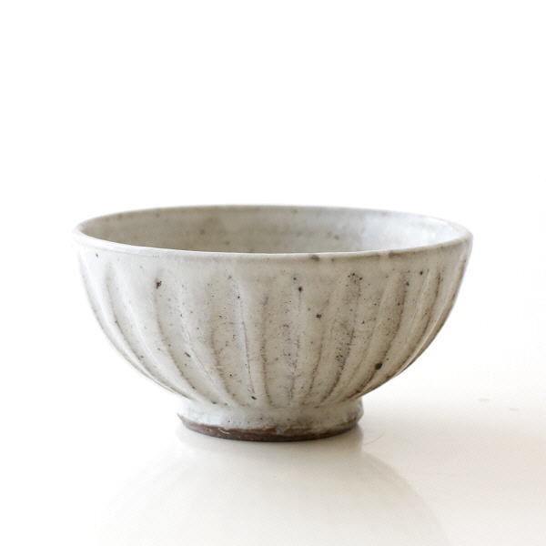 ごはん茶碗 ご飯茶碗 飯碗 おしゃれ 陶器 粉引 美濃焼 和食器 和風 焼き物 和モダン 日本製 お茶碗 シンプル ろくろ粉引 ご飯茶碗 [kyt2359]