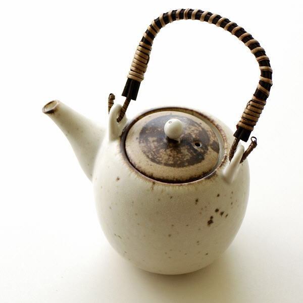 土瓶 急須 おしゃれ 磁器 和風 和食器 美濃焼 焼き物 日本製 きゅうす ティーポット 茶こし付き 食器 プレゼント ギフト キナリ土瓶 [kyt8493]