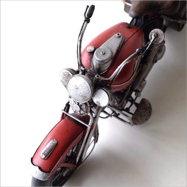 置物 オブジェ バイク おもちゃ アンティーク調 おしゃれ レトロ