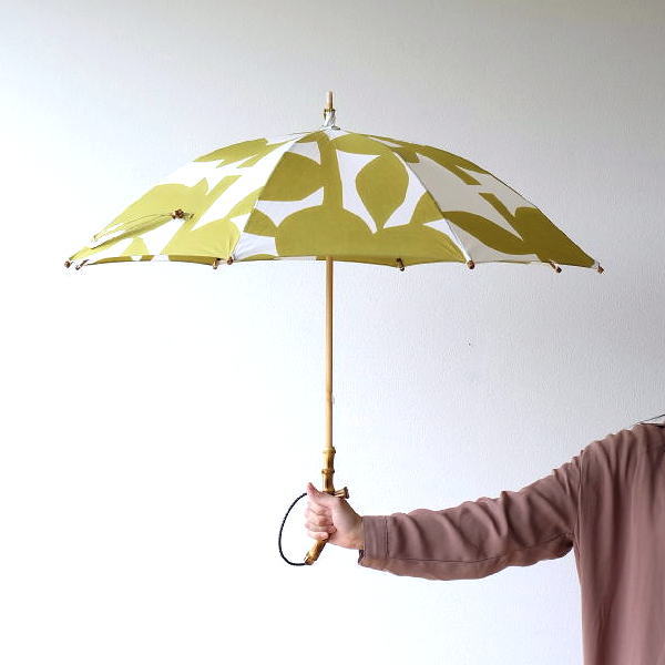 新品 ソシエレノ 三河木綿 和柄 UVカット加工 晴雨兼用パラソル