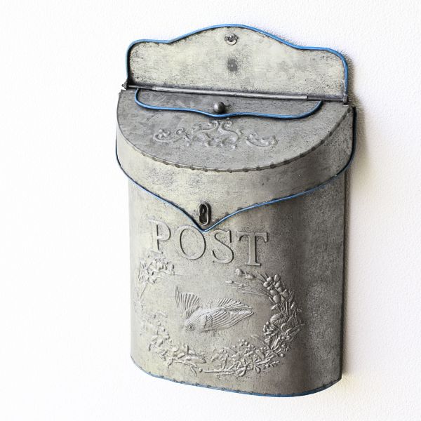 郵便受け ポスト（POST） 壁掛け レトロ かわいい おしゃれ 玄関 郵便ポスト アンティークなブリキポスト Ａ [cov4780]