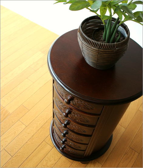 【良品】アンティーク ラウンドチェスト ３段 楽天市場】アンティーク家具 リプロダクト チェスト 3段 4引出し