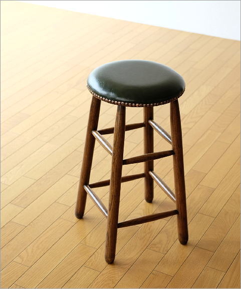ハイスツール 木製 スツール 丸椅子 おしゃれ カウンターチェア