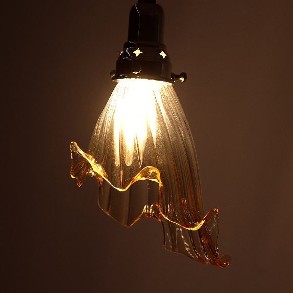 ペンダントライト ガラス アンティーク レトロ カフェ風 Led対応 おしゃれ ダイニング キッチン トイレ 玄関 寝室 ガラスのペンダントランプ 1044 Diz7144 ギギliving