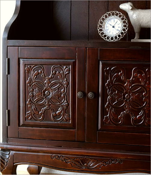 アンティーク 家具 飾り棚 ラック キャビネット 収納棚 猫脚 完成品