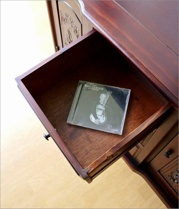 アンティーク 家具 リビングボード チェスト 収納家具 猫脚 完成品