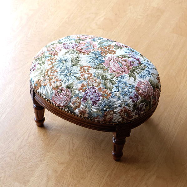 トリプロ / ターコイズ ＧＴ スツール かわいい おしゃれ 刺繍 高さ