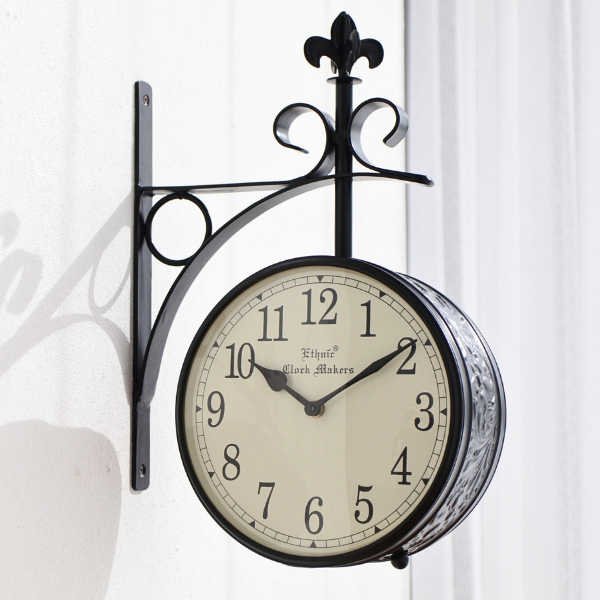 掛け時計 おしゃれ アンティーク レトロ ウォールクロック クラシック ヨーロピアン ハンギング 壁付け 吊り下げクロック6010 【送料無料】 [ebn4337]