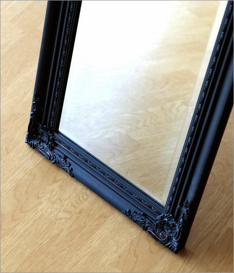 ✤アンティーク調エレガント　ヨーロピアン　全身ミラー　❶✤ スタンドミラー アンティーク 全身 鏡 姿見 エレガント ヨーロピアン