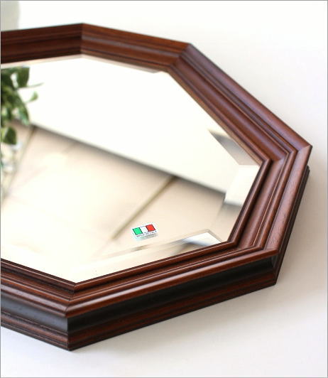 八角鏡 ウッド八角ミラーＡ(2)