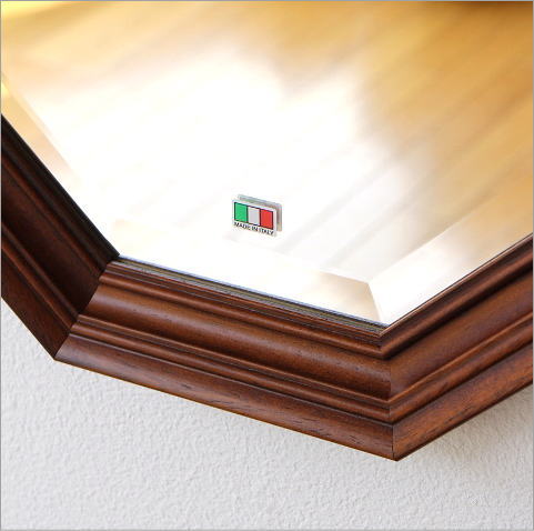 八角鏡 ウッド八角ミラーＡ(4)