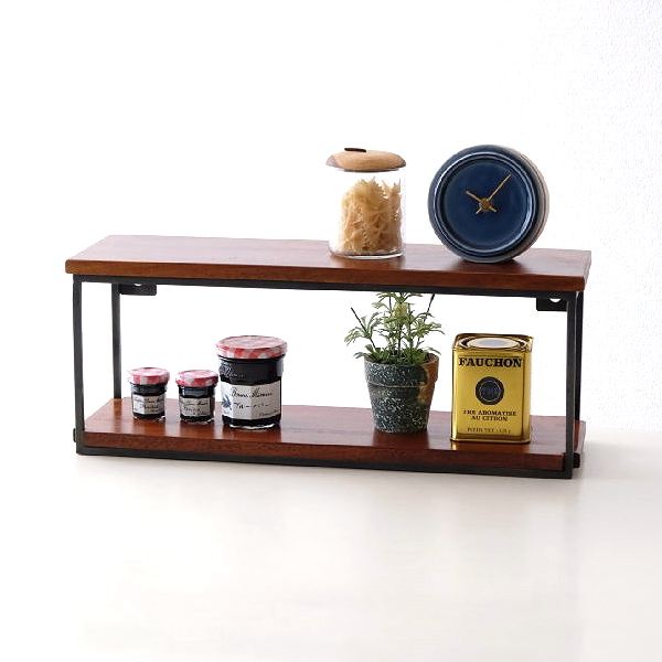 ZARA 壁掛けラック アカシア材 ウッドシェルフ／スパイスラック ZARA 壁掛けラック アカシア材 ウッドシェルフ／スパイスラック
