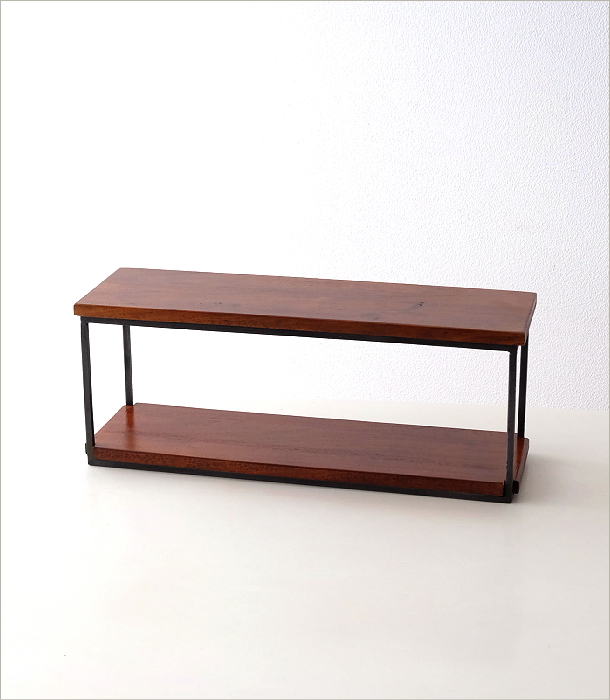 ヴィンテージ　壁掛け棚　木製 楽天市場】〔WRC01-JIG0101〕ウォールラック【シャビーウッド