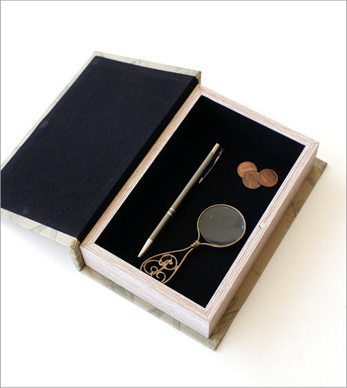 小物入れ 本型 ブック型 おしゃれ 洋書 かわいい 収納ボックス