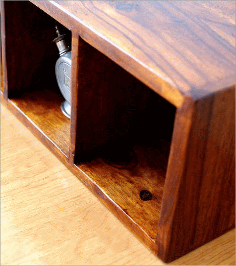 木（天然木無垢）製小机 曲線デザイン 収納付き Amazon | RASIK デスク単品 幅80×奥行45cm ブラウン 引き出し A4