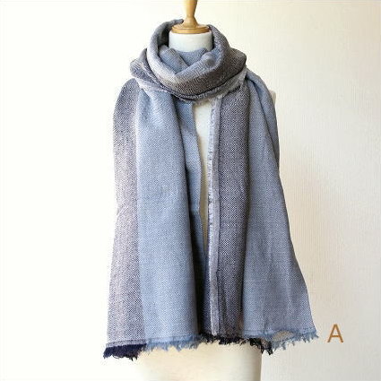 ストール ショール マフラー レディース 女性 おしゃれ 秋冬 秋 冬 首巻き 大人 デザイン ストール コレクトカレ 2カラー [ksh1869]