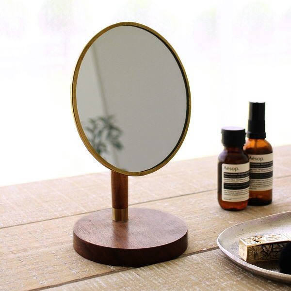 1970年代ヴィンテージ調？真鍮製スタンドミラー 1970年代ヴィンテージ調？真鍮製スタンドミラー 全身が映る ソフト