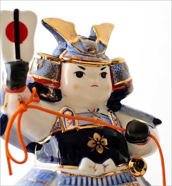 五月人形 コンパクト 磁器 陶器 おしゃれ 置物 オブジェ 兜 兜飾り