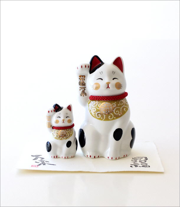 招き猫テーブルランプ 夕立窯 [値下げしました‼︎] 【公式通販】