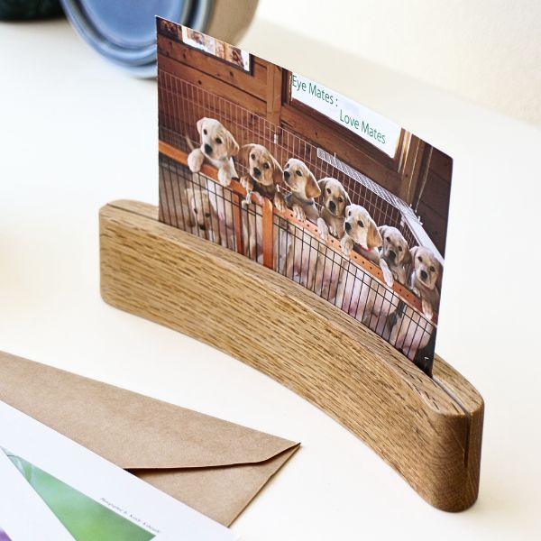 フォトスタンド 写真立て 木製 無垢 天然木 ナチュラルウッド メモ
