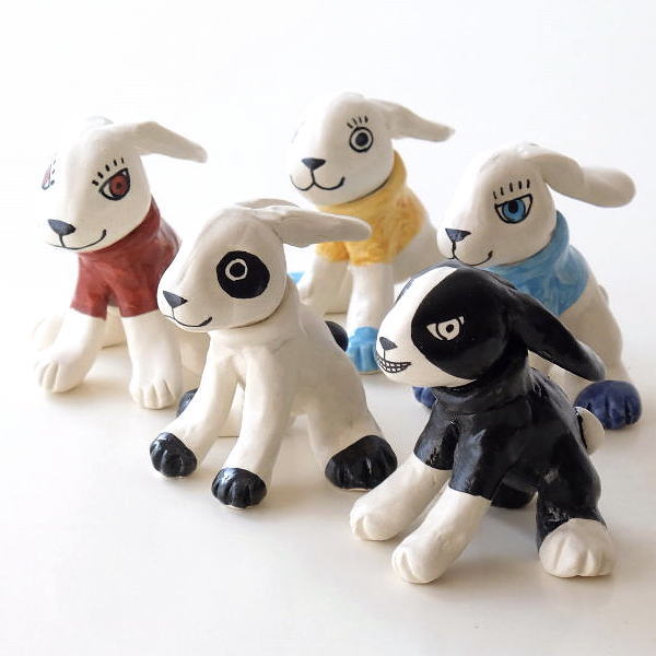 置物 うさぎ オブジェ かわいい おしゃれ 手のひらサイズ ミニ 磁器