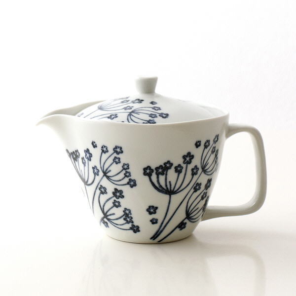 ティーポット 急須 陶器 おしゃれ 日本製 有田焼 枝小花ポット Msg9158 ギギliving