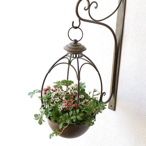 ハンギングプランター アイアン 壁掛け プランター おしゃれ