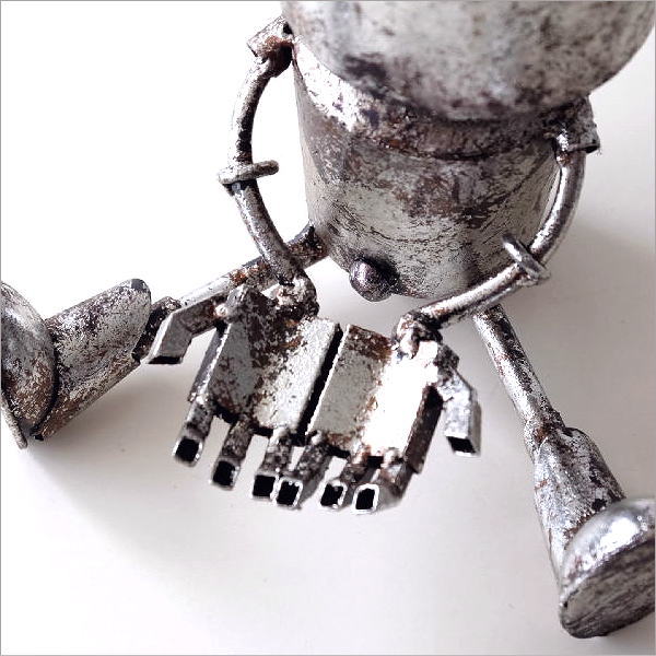 ロボット アイアン アイアンロボット 置物 オブジェ メタルロボの置物 Sol 楽天市場】ロボット アイアン アイアンロボット 置物 オブジェ