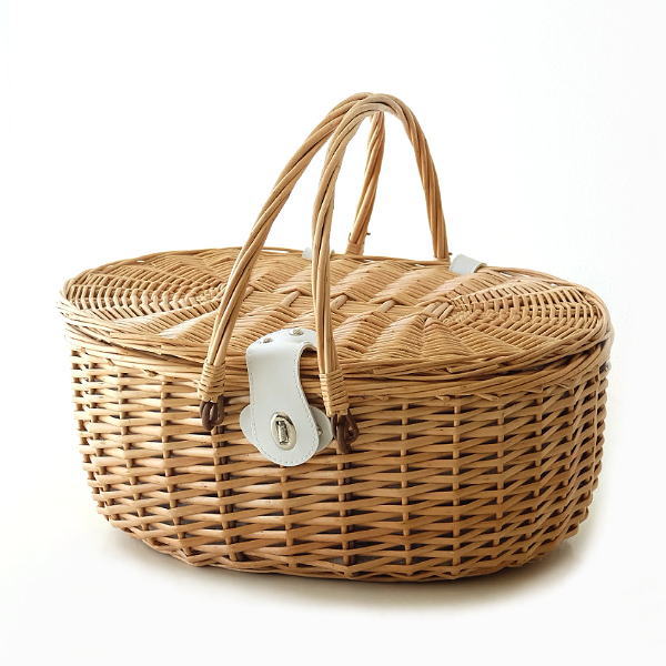 バスケット カゴ かご ピクニック おしゃれ かわいい ナチュラル  