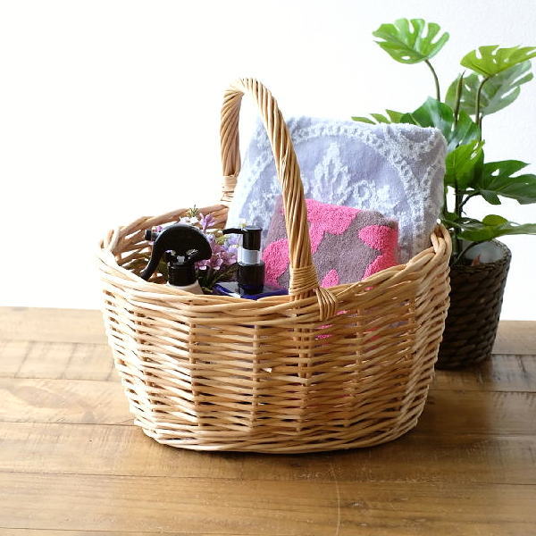 かご カゴ バスケット ウィロー おしゃれ かわいい 柳 ナチュラル