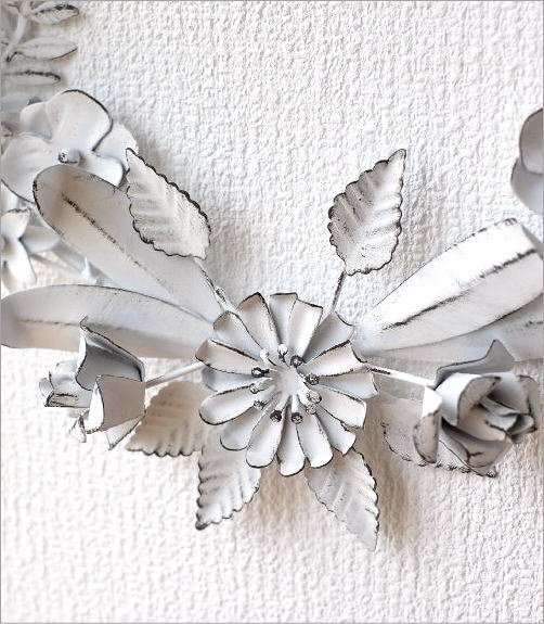 アンティーク　メタルフラワーリース imgrc0097756214.jpg