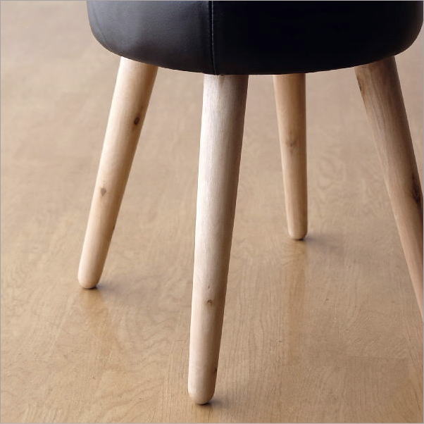 本革天然木スツール 本革天然木スツール 【公式通販】