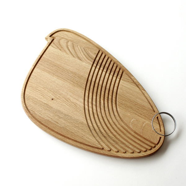 カッティングボード まな板 木製 おしゃれ かわいい オーク 天然木 ウッド パン ナチュラル オーク バードトレイ＆ボード L 【送料無料】 [ras6985]
