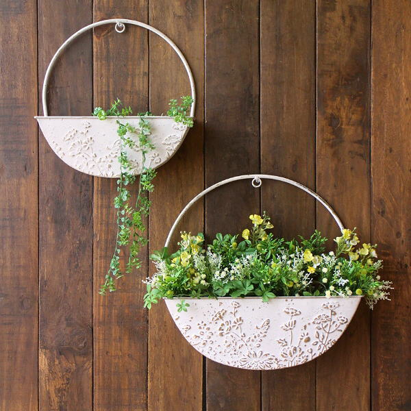 鉢 プランター 壁掛け ブリキ おしゃれ ウォールプランター