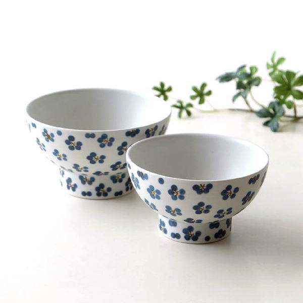 花模様の陶器製茶碗10個セット sd1_5e9efc2a08ca0b35a8e8faa60d