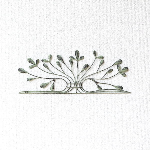 壁飾り アイアン おしゃれ レトロ アンティーク 壁掛け インテリア ウォールデコ アイアンの壁飾り ミニスプラウト Sik4243 ギギliving