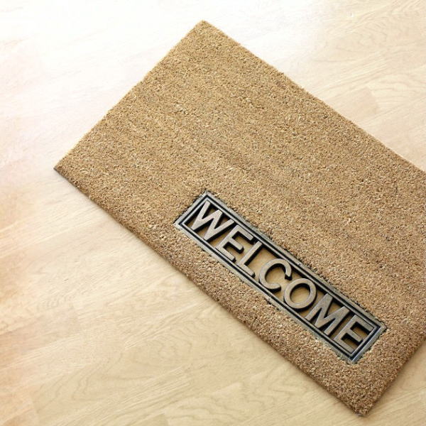 玄関マット 屋外 おしゃれ かわいい 屋外用玄関マット 泥落とし アンティーク エントランスマット スモールウィンドウ [sik9776]