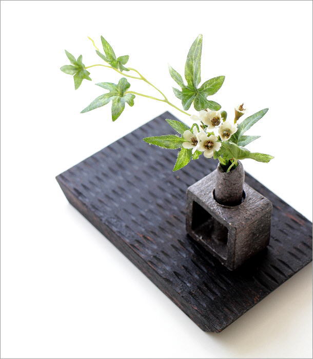 花器 花入れ フラワースタンド 花瓶 おしゃれ 陶器 小さめ
