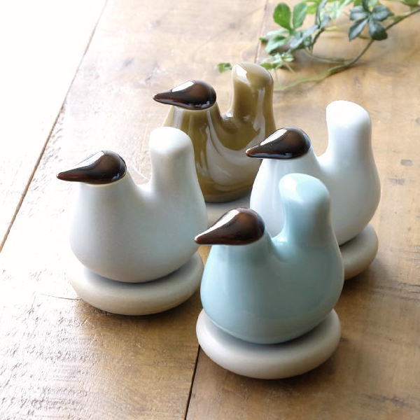 醤油差し 醤油さし おしゃれ 陶器 しょうゆ入れ バード 汁次 磁器 豆皿