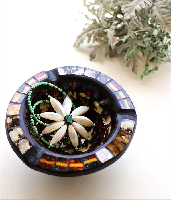 ꕤ【茶色】灰皿 手 手形 小物入れ 皿 ラメ キラキラ 置物ꕤ︎︎ 車の灰皿 キラキラ高級クリスタルダイヤモンド灰皿シガー灰皿 車