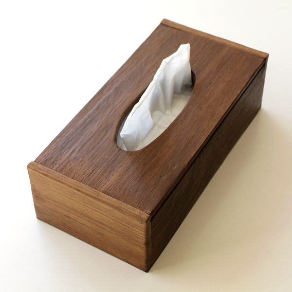 ティッシュケース チーク 木製 天然木 蓋付き オールドチークのティッシュボックス Tom9459 ギギliving