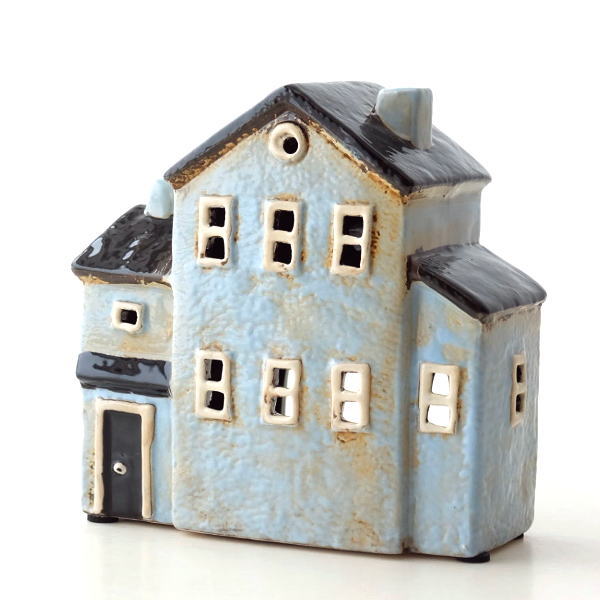 キャンドルホルダー 家 陶器 キャンドルハウス おうち 家型 かわいい