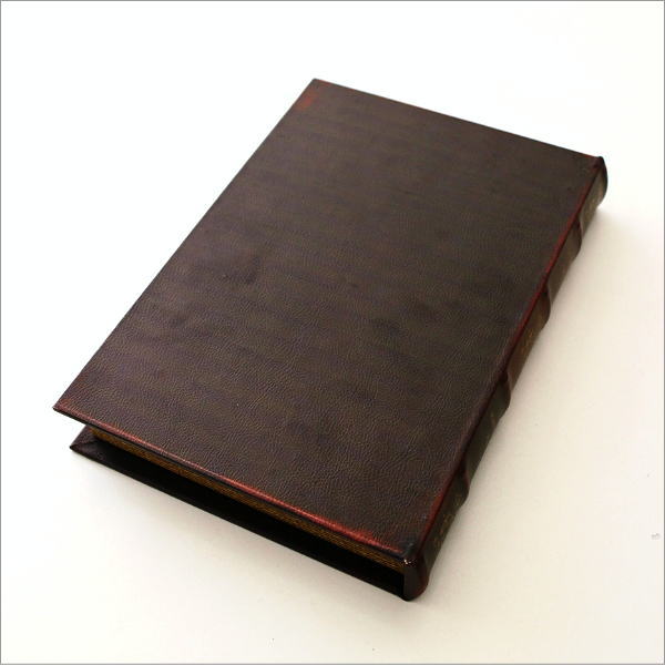 本型小物入れ ブック型 ボックス 洋書 収納 アンティーク レトロな