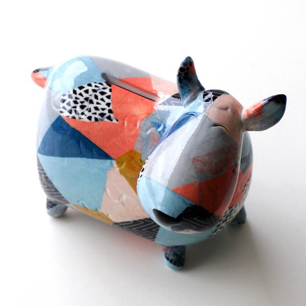 貯金箱 かわいい おしゃれ 陶器 猫 ネコ 白 置物 オブジェ インテリア 焼き物 日本製 へそくりの招きネコ 白磁 Wwo3807 ギギliving