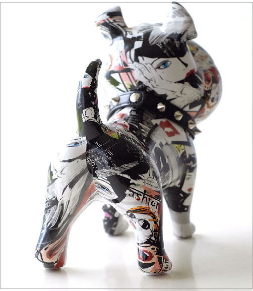 貯金箱 おしゃれ 陶器 犬 いぬ ドッグ オブジェ 置物 かわいい