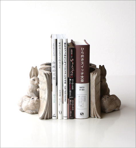 ブックエンド おしゃれ 本立て ブックスタンド 雑貨 アンティーク風