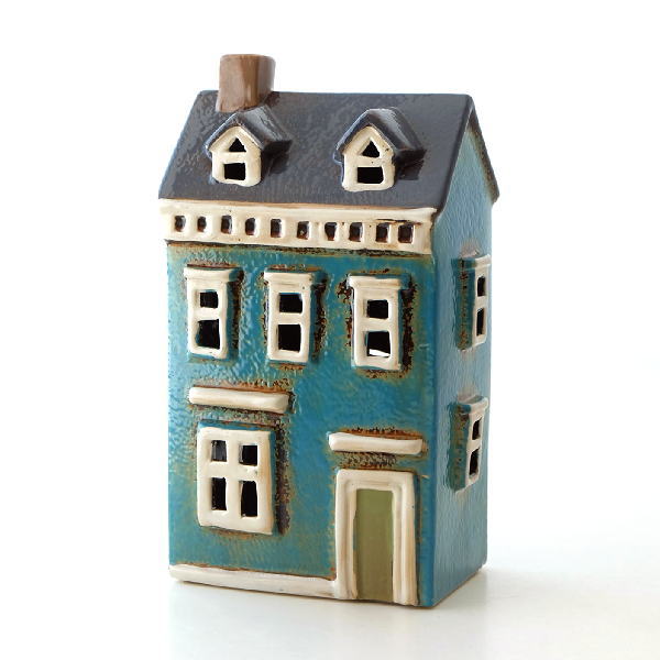 キャンドルホルダー 家 陶器 キャンドルハウス おうち 家型 かわいい