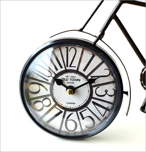 置き時計 おしゃれ アイアン アンティーク レトロ スタンドクロック