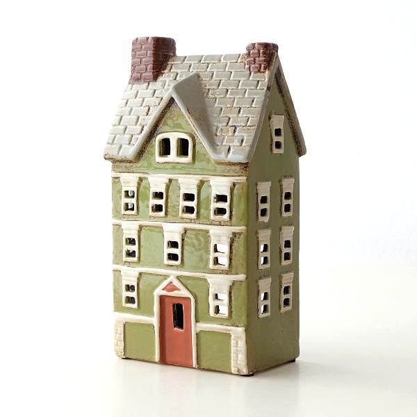 キャンドルホルダー 家 陶器 キャンドルハウス おうち 家型 かわいい